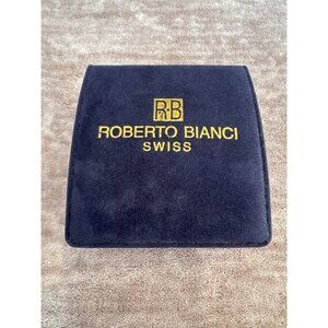 Roberto Bianci Swiss Velvet Watch Box Presentation Box